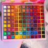 99 couleurs Palette de fard à paupières de maquillage de scène professionnelle longue durée imperméable à l'eau ombre à paupières Gilitter outils cosmétiques pour les yeux en gros 240116