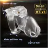 ABS Holy Trainer V4 Chastity Device med 4 -storlek Penisring för manlig kyskhetsbälte Sexig produkter Bur Vuxen Toy Sex Toys 240117