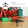 クリスマスの装飾人工ツリースタンド2PCS偽のベースホルダーサポートプラスチッククリスマスの脚