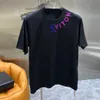 Designer Hommes Unisexe Mode Femme Lâche Coton À Manches Courtes L Lettre Imprimer Hip Hop Street Wear V Casual Top T-shirt Taille M-3XL