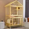 Porta-gatos de três andares com espaço super livre por atacado gaiola de luxo para casa rastejante