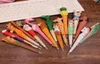 Wood Carving Pens Black Rollerball pens 40Models Wood Animals Creative Roller ball pens Kids Funny Gifts9926860