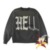 Heren Hoodies Sweatshirts Hole Washed SAINT MICHAEL SAINT Sweatshirts met raglanmouwen Heren Dames Destroy Crack Hoodie Crewneckephemeralew