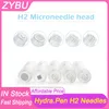 Original 50Pcs Hydrapen H2 Needle Cartridges 3ml Containable Screw Port MTS Tips 12Pins Nano HR HS Dermapen Derma Dr Hydra Pen Replacement Micro Needling Heads