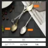 Coffee Scoops 1-8PCS Piece Creative Crystal Dinnerware Mixing Spoon Transparent Handle Dessert Table Decoration