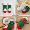 Crianças Socks Lawadka 0-6t Natal Papai Noel Baby recém-nascido para meninos meninos inverno grossa quente criança piso ldren anti-slip h240508