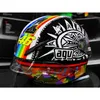 Casques de moto en fibre de carbone Agv Pista Gp Rr Rossi, intégral, ouvert, retraité, édition spéciale limitée, EYA2