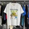 24SS USA HEARDON BEACH LETTER GOLDEN PRINT TEE SKATBOARD MEN