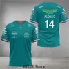 F1 Aston Martin Racing Team T-shirts Koszulki hiszpańskie wyścigi kierowcy T-shirty 3D Dziecięce Ubranie dla dzieci duże zniżki Dzieci