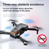 Drone Z888 avec caméra HD professionnelle, évitement des obstacles à 360 °, jouet d'hélicoptère RC quadcopter 2,4 g de 2,4 g