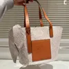 2024 KO TOTA PAG ELEPHANT Women Anagram Jacquard Tyg och designer Läder Lady Atchwork Väskor Handväskor Crossbody axel