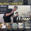 مصنع مخصص حقيقي 10K 14K الذهب الصلب VVS Moissanite Diamond Cupan Necklace Necked Out Men Gine Jewelry 18mm 19mm 20mm 22mm