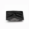 200 pcs/Lot 7.5*6 cm noir brillant papier d'aluminium fermeture éclair sac café perle paquet sac Capsule anti-odeur stockage Mylar pochette d'emballage LL