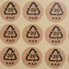 Shapes Stickers Printed Color Logo Labels Printing Colorful Store Name Packing Plastic Vinyl Paper Transparent Personalized Stickers LL