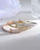 2024 Donia bijoux bracelet de luxe bracelet à ongles bracelet en acier titane exagéré cadeau de zircon micro-incrusté de créateurs de mode européens et américains avec boîte