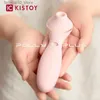 Andra hälsoskönhetsartiklar Polly Plus 2 i 1 Uppvärmning 10 lägen Vibratorklitoris suger G Spot Stimulation Vibrating Dildo för kvinnor Q240117