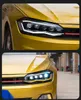 VW POLO 20 19-20 22 LEDダイナミック移動ターンランプヘッドライトオートアセンブリの車LEDヘッドライト