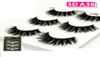 3D Mink False Eyelashes Lashes 21 Styles Handmade Soft Thick Natural Long Black Fake Eye Lash Eyelash 3 Pairs Beauty Tools6409130