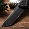 KS 7105 Lansering 16 Tactical Folding Knife 3.5 "9CR18 Half Serrated Tanto Blade Aluminium Alloy Handle EDC Multitool Pocket Knife