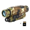 Dispositif de vision nocturne Monoculaires 300 yards Télescope numérique IR Portée 5x32 Optique Pos Enregistrement vidéo Caméra de chasse camouflage 240116