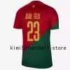 Joao Portugal Felix Soccer Jersey 2022 B.Fernandes Bernardo R.Sanches Pepe Diogo J National Team Shirt Ruben Dias R.Neves Ronaldo Andre Silva Football Uniform