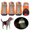 Dog Apparel Waterproof Shoes No Slip Winter Boots Reflective Pet Snow Rain Warm Botties For Chihuahua Pitbull