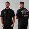 Herr t-shirts 2023 Nya män och kvinnor överdimensionerade T-shirt gym fitness sport tees sommar bomull korta ärmar topp bodybuilding träning tröjor t240117