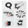 Yeni Otomotiv Tapı Terminal Çıkarma Aracı Elektrik Tel Sıkışıklık Bölünmüş Konektörler Pim Extractor Kit Anahtarları Araba Onarımı için Pimler Çıkarma