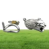 Dispositivi Gabbia per pene a forma di lupo con anelli in acciaio inossidabile Bondage Lock Sex Toys5982603