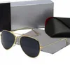 Hommes Rao Baa Lunettes de soleil Classique Marque Rétro Lunettes de soleil Designer de luxe Lunettes Rayban Ron Métal Cadre Designers Lunettes de soleil Femme AJ 3025 avec boîte cool