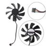 Refroidissements d'ordinateur 1PC FD9015U12S 4PIN Carte graphique Refroidissement VGA Ventilateur pour Sapphire HD7770