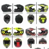 Motorcykelhjälmar Bekväma utanför Road Motocross Hjälm Motorcykelhjälmar Anti-Scratch Casco Capaceter Öppna Face Offroad ATV Cross R DHJTK