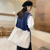 Borse da sera Borsa a tracolla da donna in velluto a coste con tasca interna Solido Hobo Crossbody Borsa a tracolla morbida di grande capacità per studenti