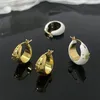 Boucles d'oreilles Triumph rétro pour femmes, marque de haute qualité, boucles d'oreilles de luxe de styliste, bijoux exquis Premium pour femmes