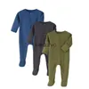 Pullover Lawadka 3 6 9 12m حديثي الولادة Romper 100 ٪ القطن قدم الرضع الفتيات الفتيان ملابس الملابس غير الرسمية الربيع الخريف rompers 2023 H240508