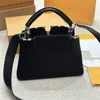 Kadın Tasarımcı Çanta Lüks Tote Çanta Capusines Moda Omuz Çantaları Kadın Crossbody Bag Marka Cüzdanlar Kadife Çapraz Vücut Çanta 4 Renk