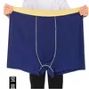 Underbyxor plus storlek 10x underkläder män boxare para boxershorts 13xl shorts manlig bambufiber lösa mjuk stor stor bomull