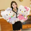 Kawaii gato brinquedos de pelúcia 30cm gato dos desenhos animados bonecas de pelúcia travesseiros presente de aniversário por atacado para meninas das crianças para máquinas de garra