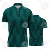 Polos masculinos listrado lapela publicidade polo camisa logotipo personalizado impresso roupas de trabalho corporativo malha frisada respirável negócio curto