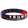 Bracciale Trump 2024 Riprendi l'America Indietro Sostieni Trump Vota Bracciale in silicone Donald Party Favour 8 colori