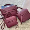 Nano heuptas Generfd zwart generfd leer Handvat schoudertas Crossbody Pico riemtassen Echte portemonnee Designer Luxe dames Flap handtas Portemonnee Dames bakken