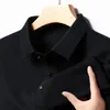 Mangas compridas camiseta de alta qualidade roupas masculinas M-4XL polo masculino esportes cavalo bola uniforme negócios casual roupas masculinas 240117