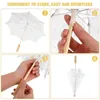 Umbrellas Vintage Wedding Bridal Parasol For Bride Po Props Lady Costume