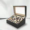 BlackBrown Hochwertiger Uhrenbeweger, automatische Präsentationsbox, luxuriöse Aufbewahrung, 10 Stück 240116