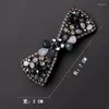 Hair Clips For Women Fashion Simple Bowknot Crystal Hairpin Retro Elegant Exquisite Geometry Head Accessories Jewelry Wholesale