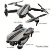 S91 Drone With Dual HD Camera, Optical Flow Positioning, One-Key Start, Brushless Motors, LED Lights, Stable Flight For Christmas, Halloween Gift
