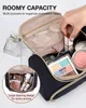 Bagsmart Travel Makeup Work Make Up Etupce Duża otwarta torebka dla kobiet worka kosmetyczna dla akcesoriów przy toaletowym Pętle 240116