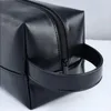 Cosmetic Bags Men PU Leather Waterproof Makeup Bag Women Travel Hanging Toiletry Organizer Skin Care Product Storage Box Cases