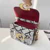 Designer Tote Women's Shoulder Bags Luxury Tote Handbags Handbags Leather Handbags Snake Shopping Bags Mirror High Quality Fashion Satchels