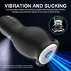 Autres articles de beauté de santé pour hommes Coupe de masturbation automatique Gland Massage vibrant Sucer Stimulateur Pénis Machine d'exercice 18 Adulte Q240117